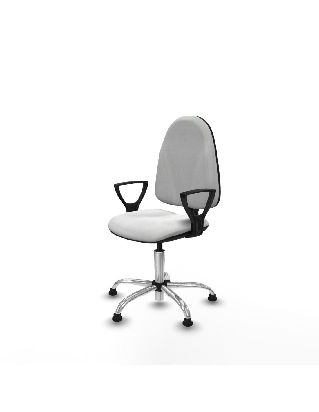 Piqueras y Crespo Algarra CP bali blanco brazos fijos base cromada topes