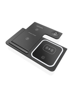 BASE CARGADOR AISENS SMARTPHONE/APPLE WATCH/AURICULARES WIRELESS BLACK 2