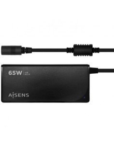 CARGADOR PORTATIL AISENS 65W AUTOMATICO + 9 CONECTORES + USB-A