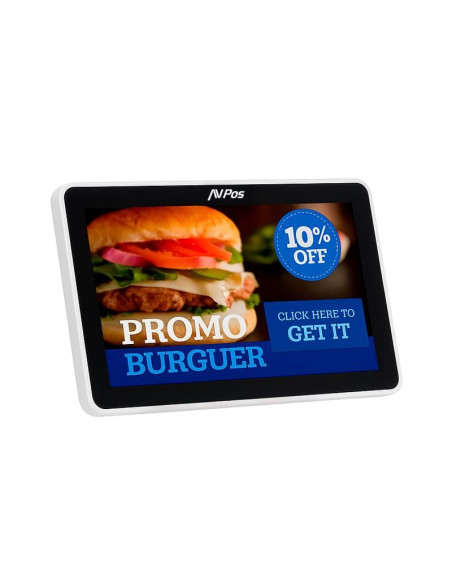 SEGUNDA PANTALLA AVPOS 7 COLOR K5000 PLUS 2022 WHITE