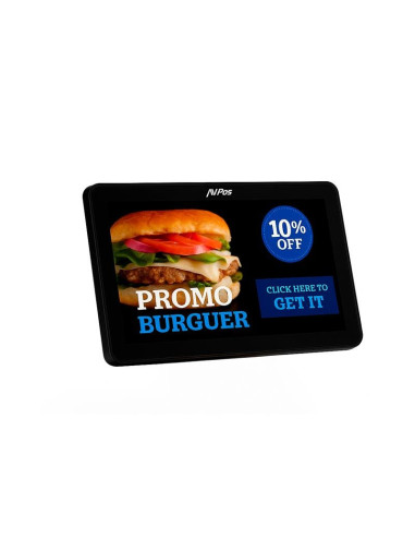 SEGUNDA PANTALLA AVPOS 7 COLOR K5000 PLUS 2022 BLACK