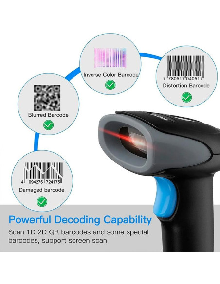 LECTOR AVPOS CODIGOS 2D + QR 930 USB