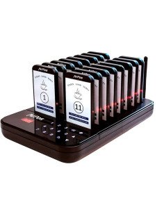 AVISADOR DE CLIENTES AVPOS 16 UDS + BASE DE CARGA