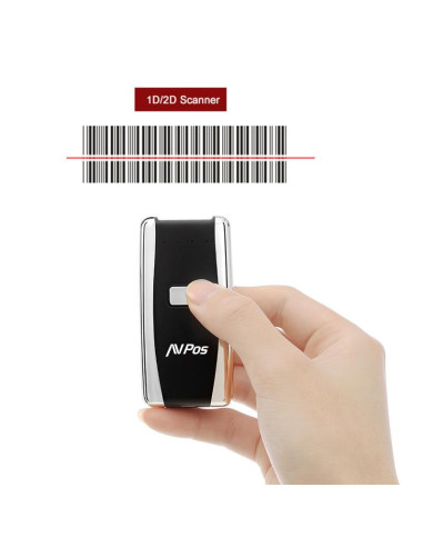 LECTOR AVPOS CODIGOS 1D + 2D + QR BT01 PORTATIL BLUETOOTH