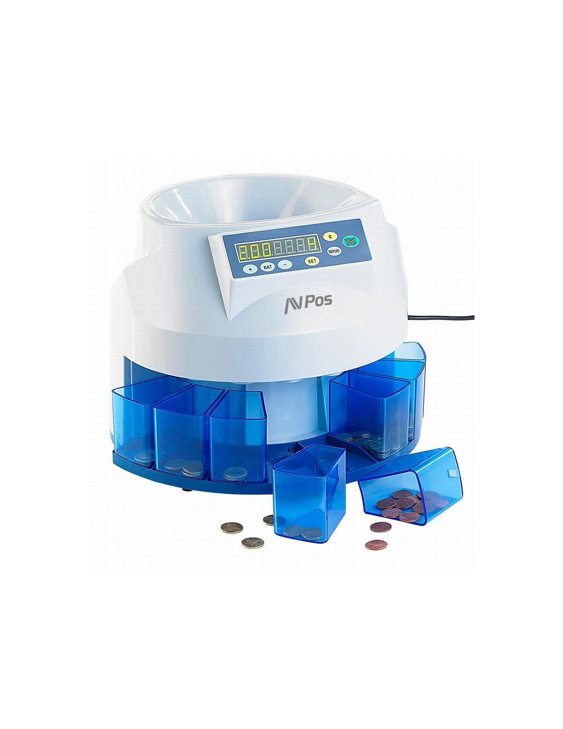 CONTADOR/CLASIFICADOR DE MONEDAS AVPOS CCM6 3YR