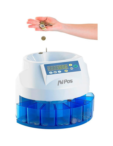 CONTADOR/CLASIFICADOR DE MONEDAS AVPOS CCM6 3YR