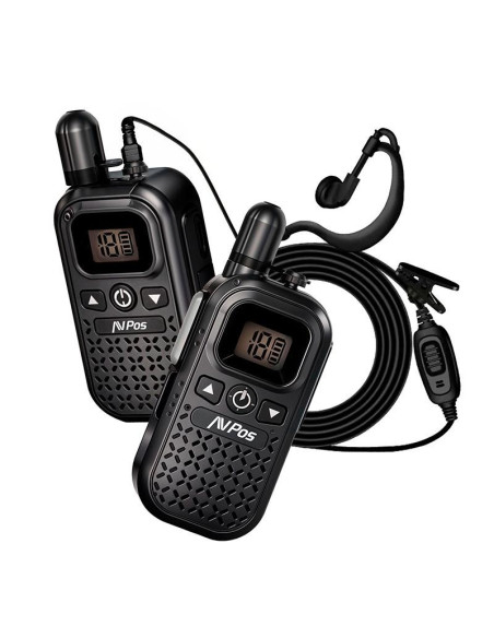 WALKIE TALKIE AVPOS COMM X25 + CABLE USB C 1YR GARANTIA