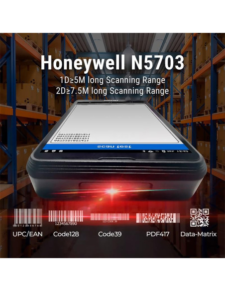 CAPTURADOR PDA AVPOS DC60 6 OCTA/4GB/64GB/NFC/2D/4G/FUNDA ANDROID