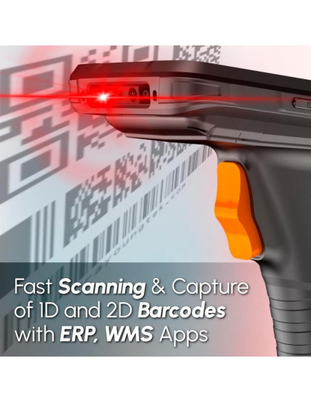 CAPTURADOR PDA AVPOS DC600 6 OCTA/8GB/128GB/2D/4G + PISTOLA