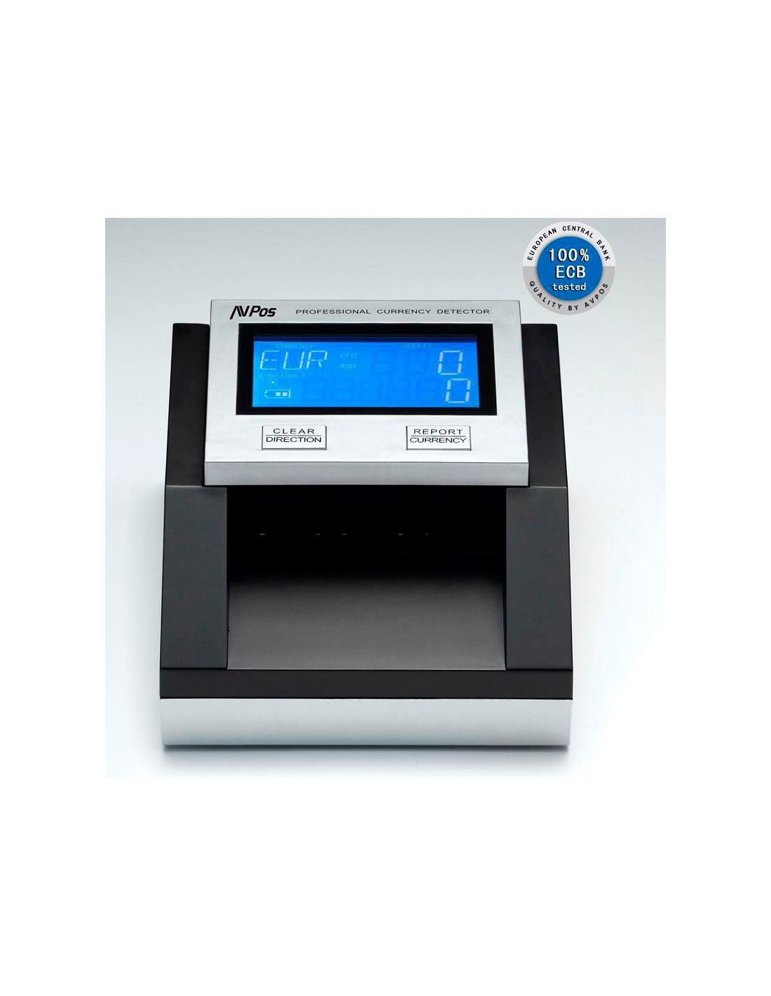 DETECTOR/CONTADOR DE BILLETES AVPOS DT35G EUR/LIBR 3YR GARANTIA