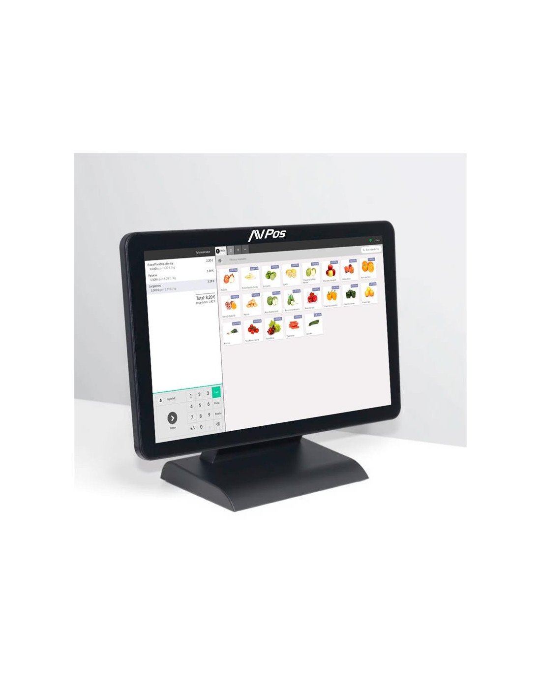 TPV AVPOS K2000 15 SLIM I3/8GB/M.2 128GB/WIFI/BLUETOOTH/LAN 1000/W11PRO 3Y