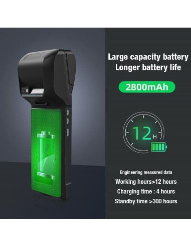 CAPTURADOR PDA IMPRESORA AVPOS TC600 6 OCTA/4GB/128GB/WIFI/BT/NFC/2D/4G