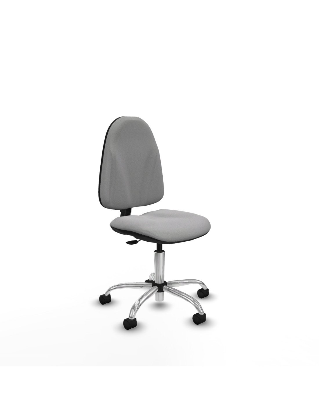 Piqueras y Crespo Algarra CP bali gris claro  base cromada ruedas nailon 50mm