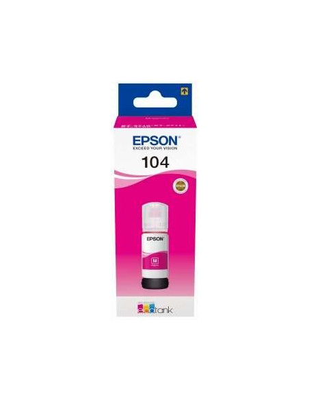 TINTA EPSON BOTE 104 MAGENTA ECOTANK BOTTLE C13T00P340