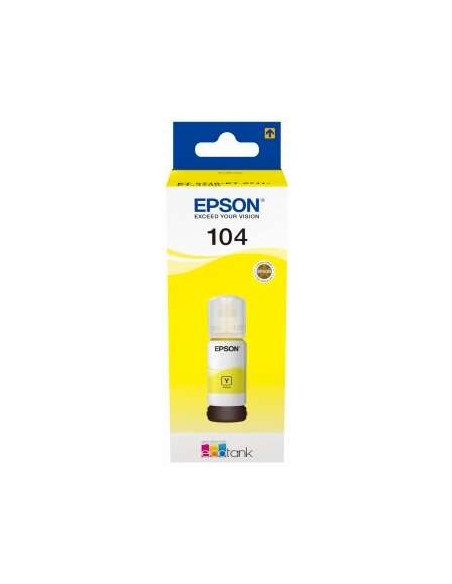 TINTA EPSON BOTE 104 YELLOW ECOTANK BOTTLE C13T00P440