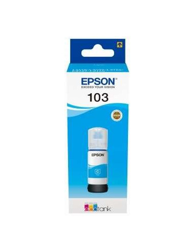 TINTA EPSON BOTE 103 CYAN ECOTANK BOTTLE C13T00S24A10 L31XX
