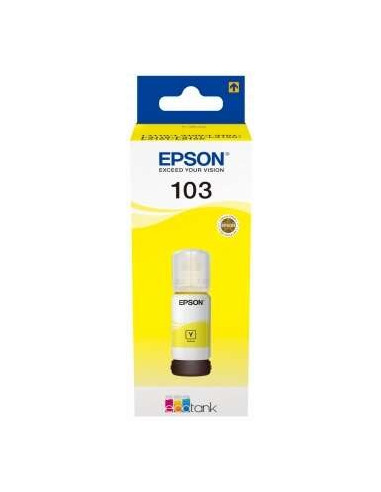 TINTA EPSON BOTE 103 YELLOW ECOTANK BOTTLE C13T00S44A  L31XX