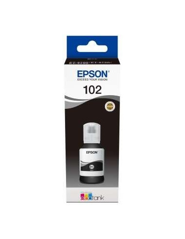 TINTA EPSON 2700/2750/3700/3750/4750 BOTE 102 BLACK ECOTANK BOTTLE (127ML)