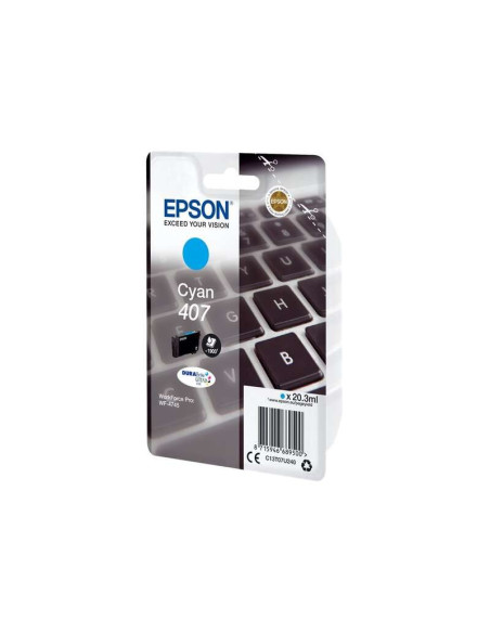TINTA EPSON C13T07U240 L T07U2 CYAN WF-4745DTWF 407L