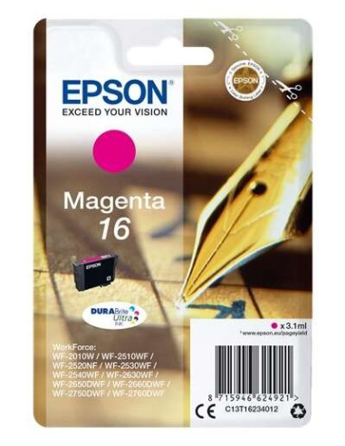 TINTA EPSON C13T16234012 T1623 MAGENTA 16