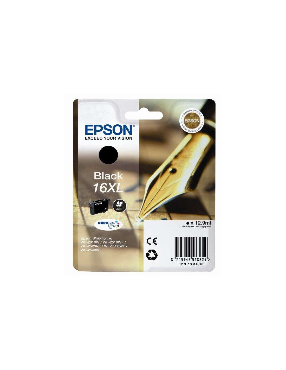 TINTA EPSON C13T16314012 T1631 BLACK 16XL