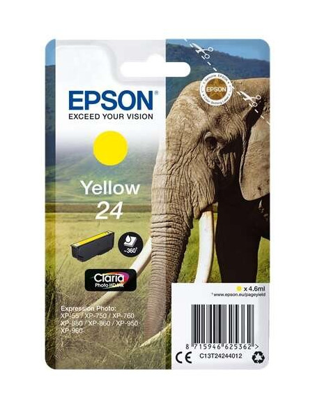 TINTA EPSON C13T24244012 YELLOW 24