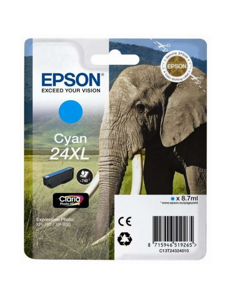 TINTA EPSON C13T24324012 CYAN T2432 24XL