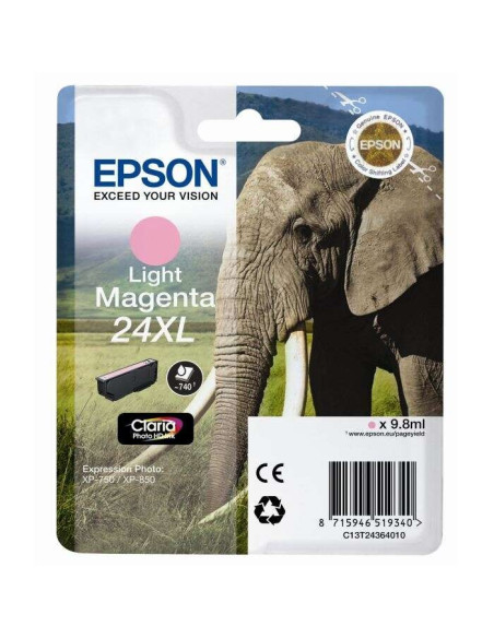 TINTA EPSON C13T24324012 MAGENTA CLARO T2432 24XL