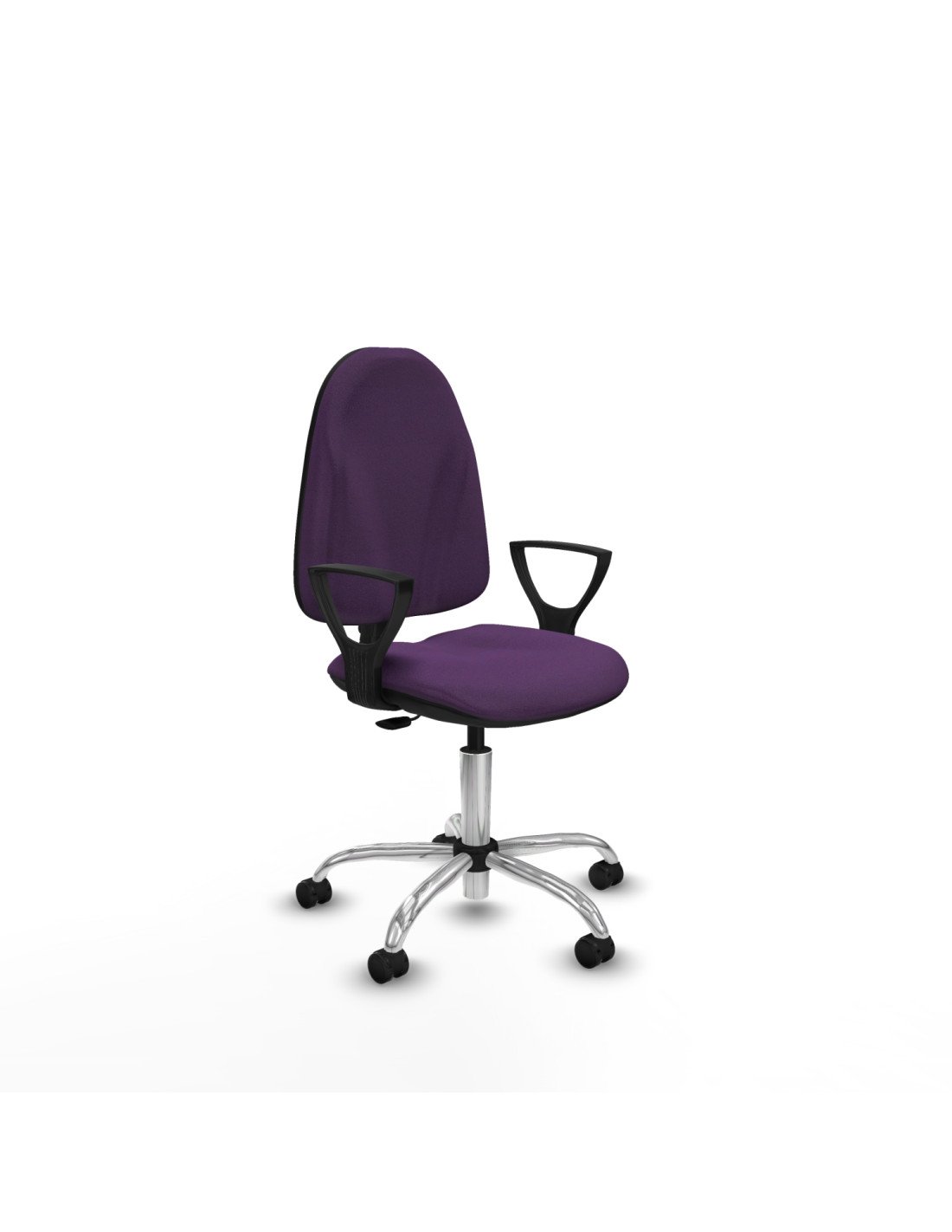 Piqueras y Crespo Algarra CP bali morado brazos fijos base cromada ruedas autofrenantes 50mm