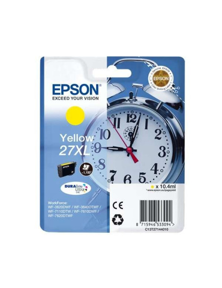 TINTA EPSON C13T27144012 YELLOW T2714 27XL DURABRITE ULTRA
