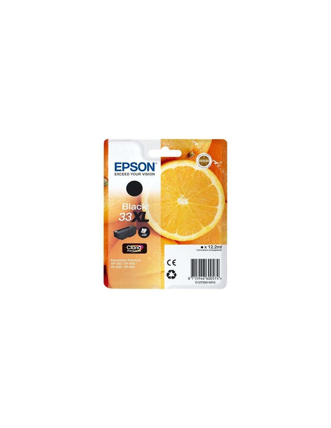 TINTA EPSON C13T33514012 BLACK XL 33XL PREMIUM