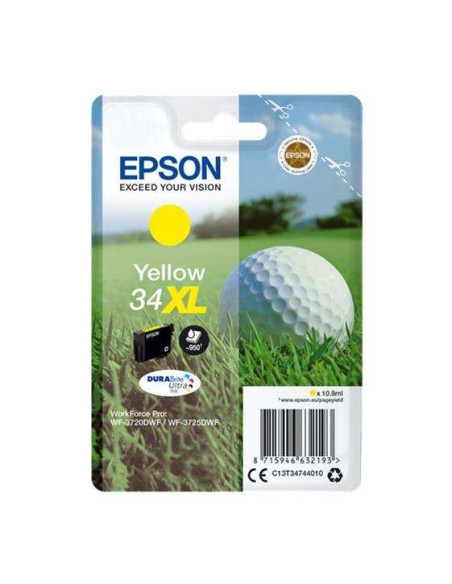TINTA EPSON C13T34744010 YELLOW 34XL DURABRITE ULTRA T3472