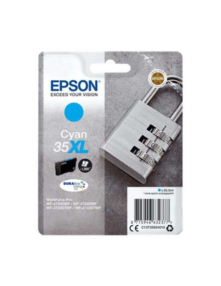 TINTA EPSON C13T35924010 CYAN 35XL DURABRITE ULTRA T3592