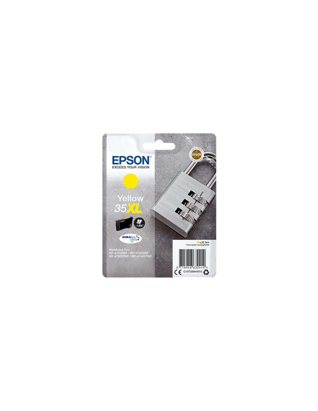 TINTA EPSON C13T35944010 YELLOW 35XL DURABRITE ULTRA T3594