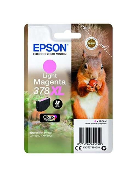 TINTA EPSON C13T37954010 LIGHT MAGENTA 378XL T3796