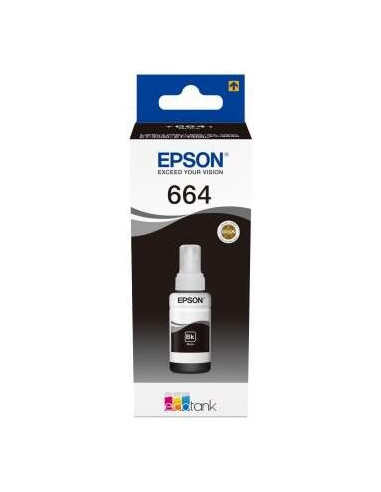 TINTA EPSON L355/L555 BOTE BLACK 664 ECOTANK BOTTLE (70ML)