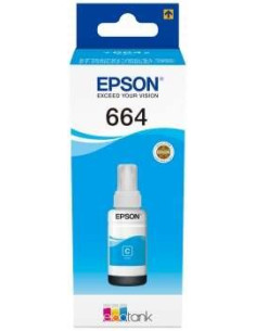 TINTA EPSON L355/L555 BOTE CYAN 664 ECOTANK BOTTLE (70ML)
