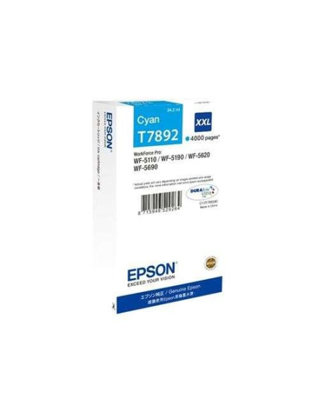 TINTA EPSON C13T789240 XXL CYAN T789240 XXL