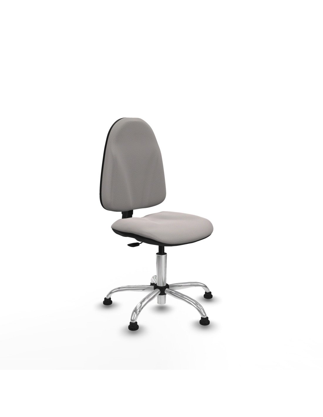 Piqueras y Crespo Algarra CP similpiel blanco base cromada topes