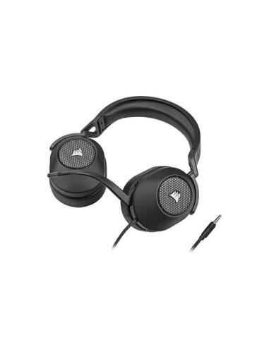 AURICULARES + MICROFONO CORSAIR HS65 USB GAMING HEADSET RGB 7.1 BLACK