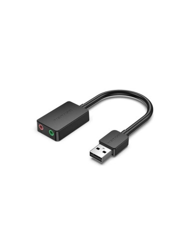 TARJETA DE SONIDO 2.1 VENTION USB-A JACK 3.5MM BLACK