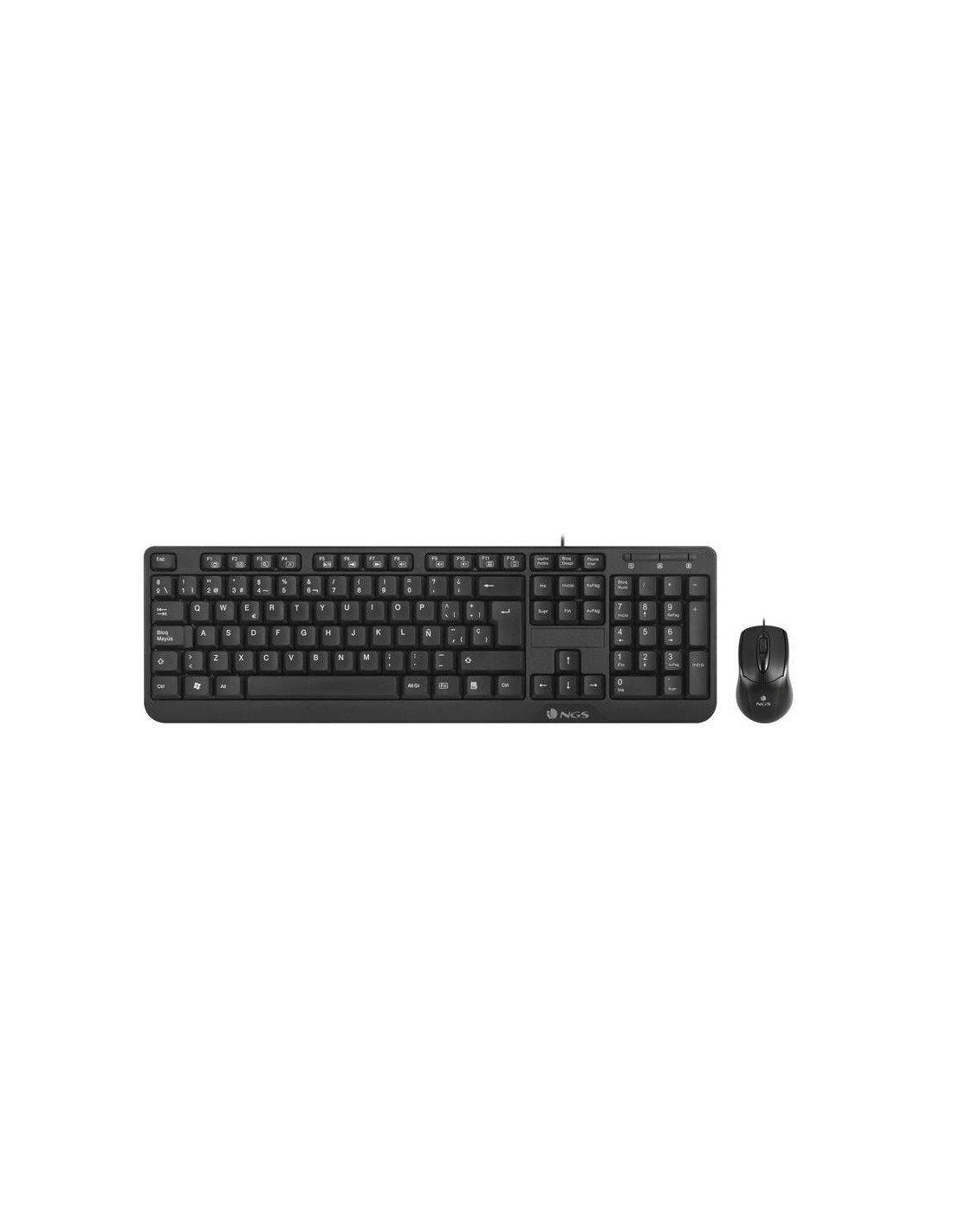 TECLADO + RATON NGS COCOAKIT USB MULTIMEDIA BLACK