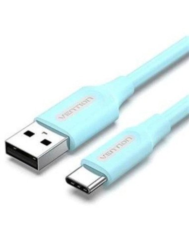 CABLE VENTION USB-A/M - USB-C/M 3A 480MBPS 60W 0.5M BLUE