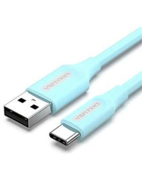 CABLE VENTION USB-A/M - USB-C/M 3A 480MBPS 60W 0.5M BLUE
