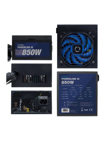 FUENTE DE ALIMENTACION COOLBOX POWERLINE III 850W ATX