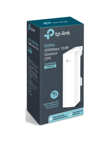 WIRELESS ACCESS POINT TP-LINK CPE510 EXTERIOR 5GHZ ALTA POTENCIA