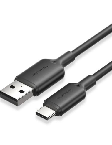 CABLE VENTION USB-A 2.0 - USB-C 3A 2M BLACK
