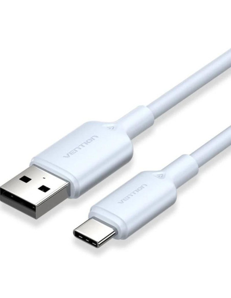 CABLE VENTION USB-A - USB-C 3A 60W 2M TRENZADO BLUE
