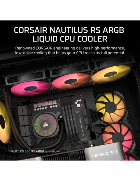 REFRIGERACION LIQUIDA CPU CORSAIR NAUTILUS 240MM ARGB BLACK