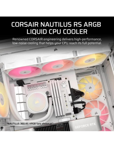 REFRIGERACION LIQUIDA CPU CORSAIR NAUTILUS 240MM ARGB WHITE
